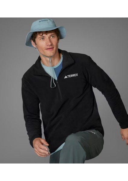 Multi Essentials 1/2 Zip Fleece Femuarlı Üst Siyah JP0783
