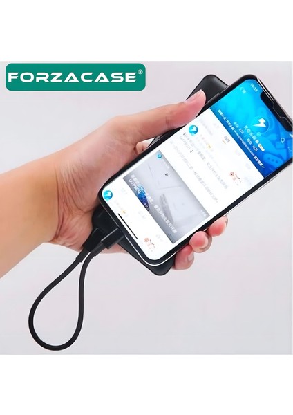 60W 3A Type-C To Type-C Çevirici Şarj ve Data Kablosu 20CM - FC892