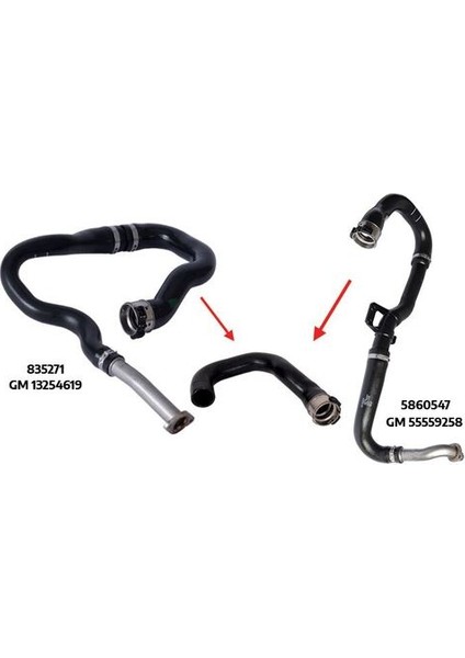 21345 Turbo Hortumu Corsa D 1.3cdtı 58605471