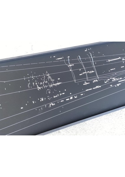 Asemic Sound Mappings Sergisi Asemik Resmi 62X244 cm 011 modelleri