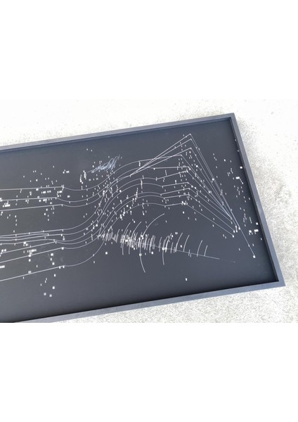 Asemic Sound Mappings Sergisi Asemik Resmi 62X244 cm 011 indirimleri