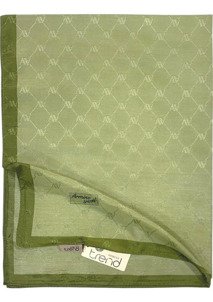 Trend Monogram Şal - 2 - Yağ Yeşili 110