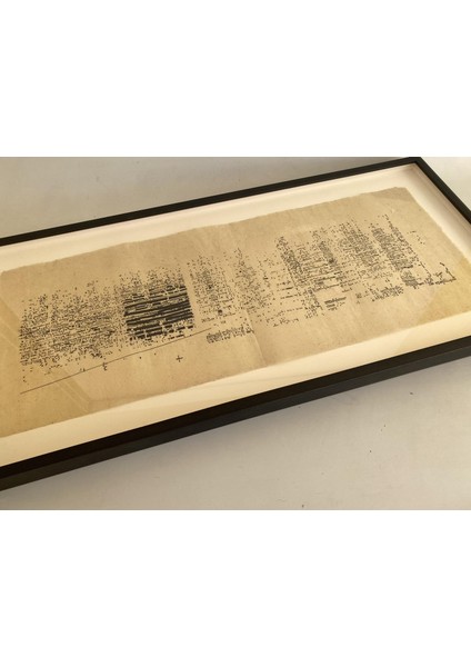 Asemic Sound Mappings Sergisi Asemik Resmi 31X66 cm 004 fiyatları