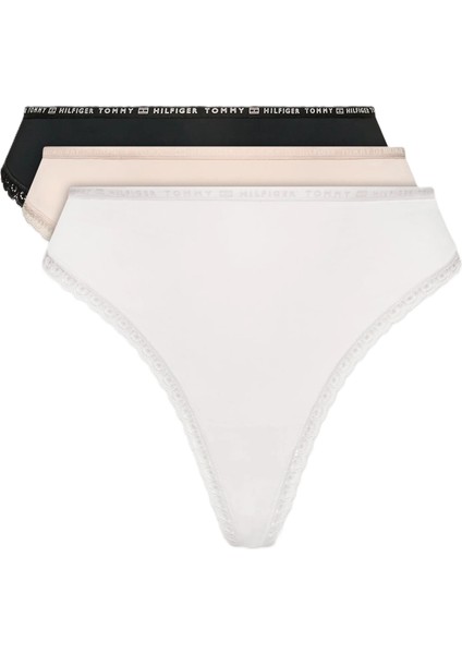 Tommy Hılfıger Kadın 3 Lü Tanga UW0UW02824-0R8
