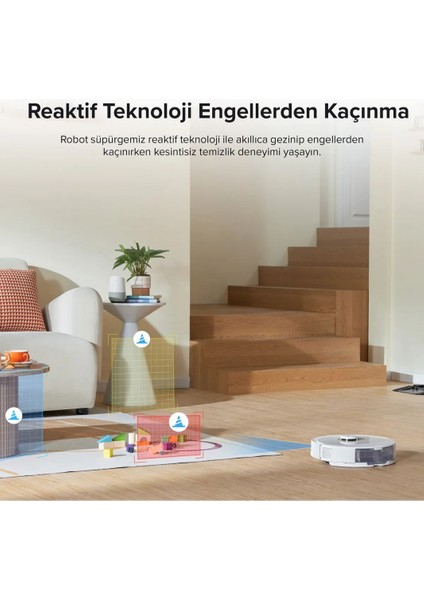 5500PA Yüksek Emiş Güçlü, Çift Rulo Fırça, Hassas Haritalama, Akıllı Yön Bulma Premium Robot Süpürge | Çift Temizleme Gücü | Onerous Mutfak Tartısı Hediye modelleri