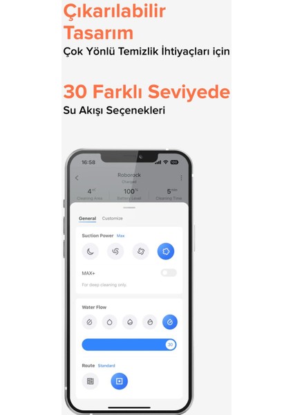 5500PA Yüksek Emiş Güçlü, Çift Rulo Fırça, Hassas Haritalama, Akıllı Yön Bulma Premium Robot Süpürge | Çift Temizleme Gücü | Onerous Mutfak Tartısı Hediye