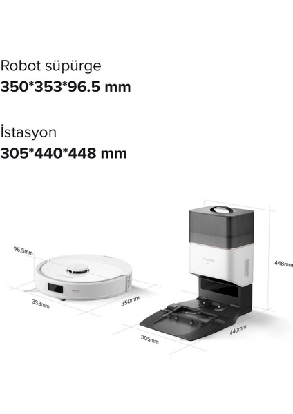 5500PA Yüksek Emiş Güçlü, Çift Rulo Fırça, Hassas Haritalama, Akıllı Yön Bulma Premium Robot Süpürge | Çift Temizleme Gücü | Onerous Mutfak Tartısı Hediye