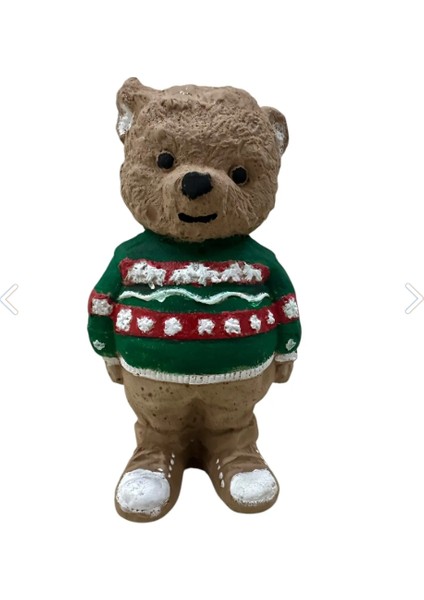 Hediyelik Teddy Bear Taş Biblo Ayıcık 14 cm