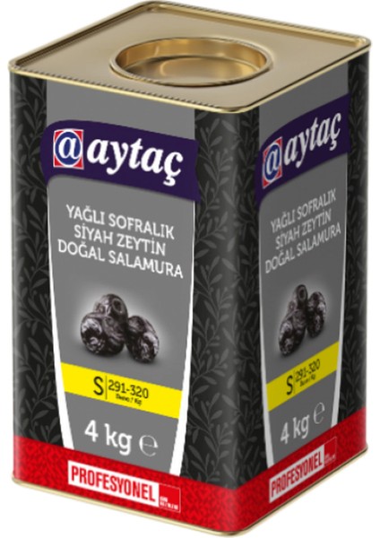 Siyah Zeytin S291-320 (1x4kg)