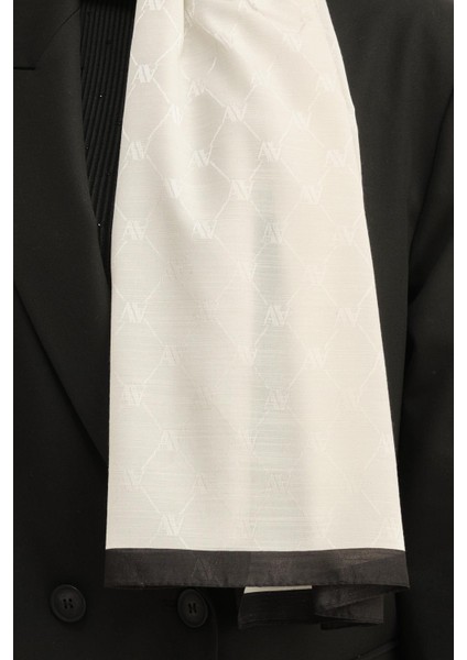 Trend Monogram Şal - 2 - Krem Siyah 159 fiyatları
