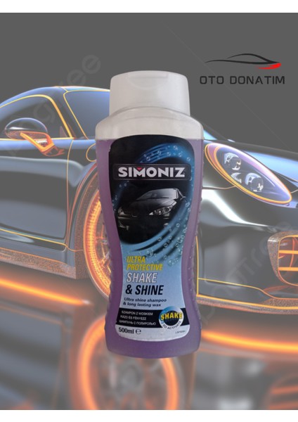 Sımonız Ultra Projective Shake&shine Oto Şampuan ve Parlaklık