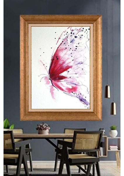 Altın Çerçeveli Paspartulu Tablo N1480