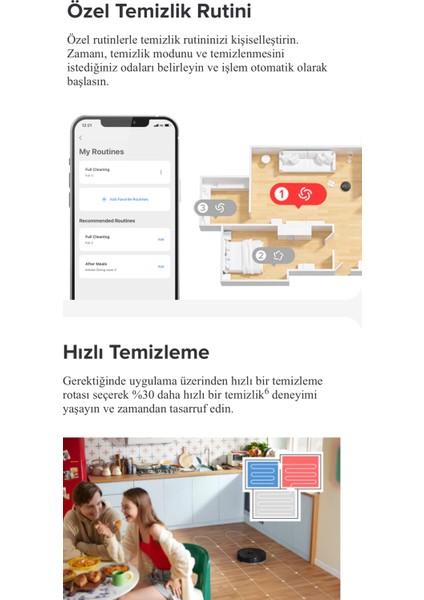 5500Pa Üstün Çekim Gücü Premium Akıllı Robot Süpürge | İki Kat Kolay Temizlik | 240DK Çalışma Süresi | Onerous Mutfak Tartısı Hediye