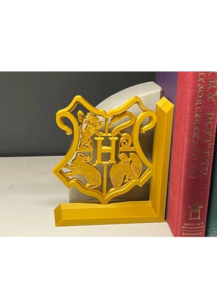 Just3dprintings Harry Potter Hogwarts Kitap Tutucu - Dekoratif Tasarım