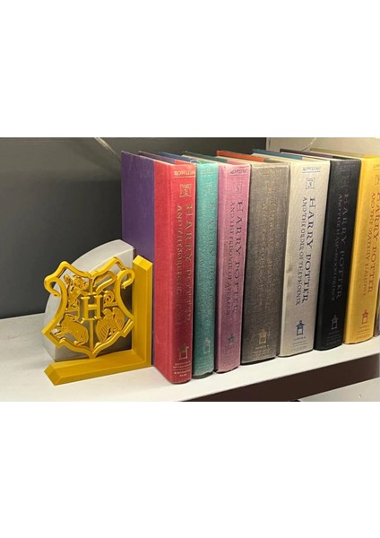 Just3dprintings Harry Potter Hogwarts Kitap Tutucu - Dekoratif Tasarım