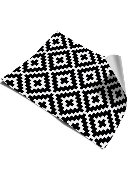 Buzdolabı ve Bulaşık Makinesi Kapak Kendinden Yapışkanlı Folyo Kaplama Siyah Beyaz fiyatları