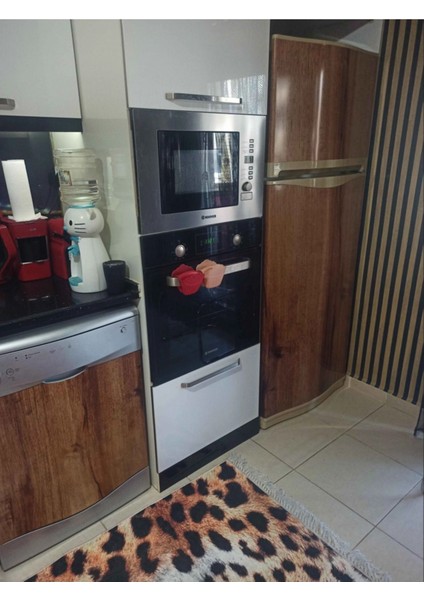 Buzdolabı-Bulaşık Makinesi Kapak Kendinden Yapışkanlı Folyo Kaplama Ahşap Desen