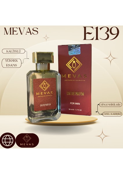 E139 Erkek Parfüm 50 ml Edp