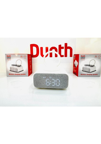 DU-SPS03 Kablosuz Şarj Cihazı 15W , Alarm , Clock , Hoparlör 6W , Lamp LED , Fm Radyo ,usb ,1200MAH