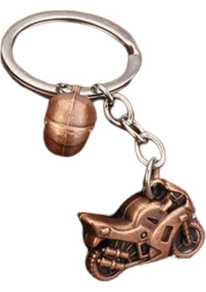 Mini Motor&kask Metal Anahtarlık
