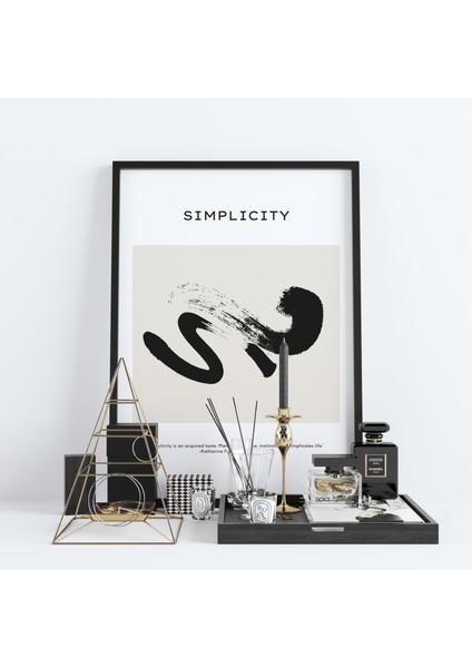 "simplicity" Poster Tablo