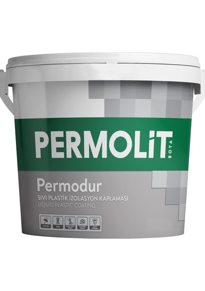 Permodur Sıvı Plastik Izolasyon Kaplama Beyaz 3.5 Kg.