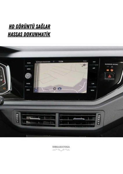 Volkswagen Polo 8 Inç Fiziksel Tek Tuş Uyumlu 2024 Multimedya Nano Ekran Koruyucu modelleri