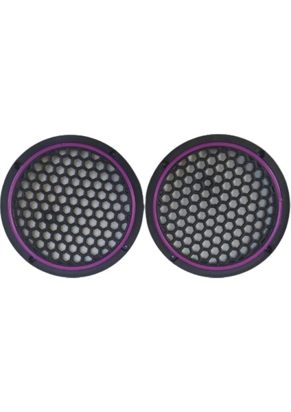 Damla 20CM Neon LED Işıklı Midrange Hoparlör Kapağı Çiftli (2ADET) Mor fiyatları