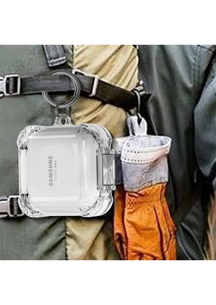 Samsung Galaxy Buds 2 - Buds Pro - Buds 2 Pro Transparan Tank Kılıf +Kanca fiyatları