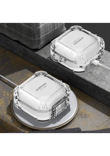 Samsung Galaxy Buds 2 - Buds Pro - Buds 2 Pro Transparan Tank Kılıf +Kanca indirimleri