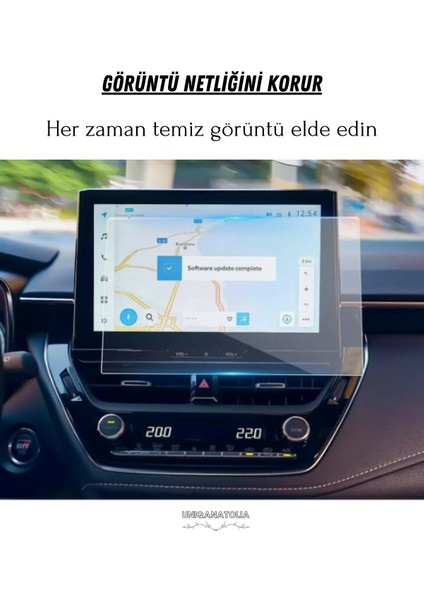 Toyota Corolla Cross 10.5 Inç Navigasyon Uyumlu Nano Ekran Koruyucu 2022 2023 fiyatları