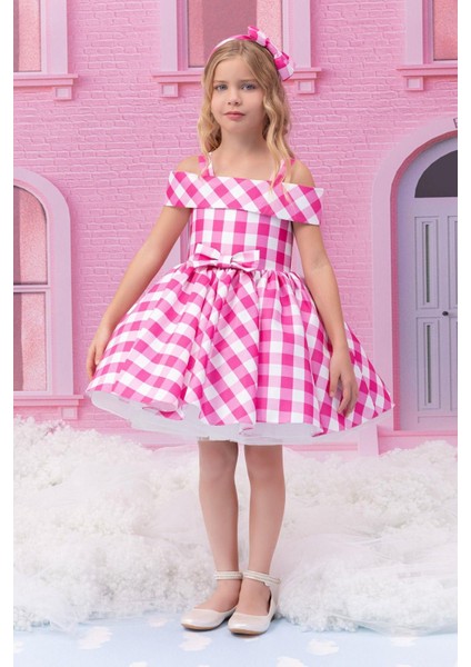 Kız Çocuk Elbise 3-7 Yaş Fuşya fiyatları