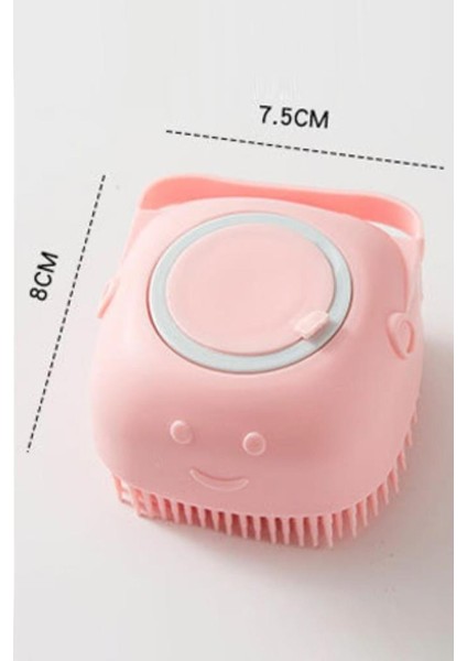 Yumuşak Dokuya Sahip Şampuan Hazneli Banyo Lifi Banyo Kesesi Sırt Kesesi Hazneli Silikon Kese Lif fiyatları