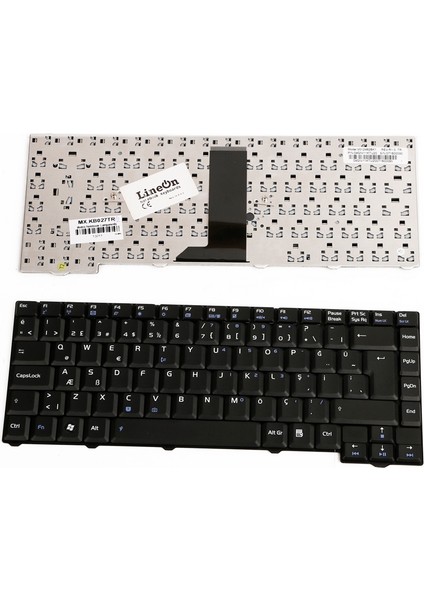 V012462BK1 Notebook Klavye