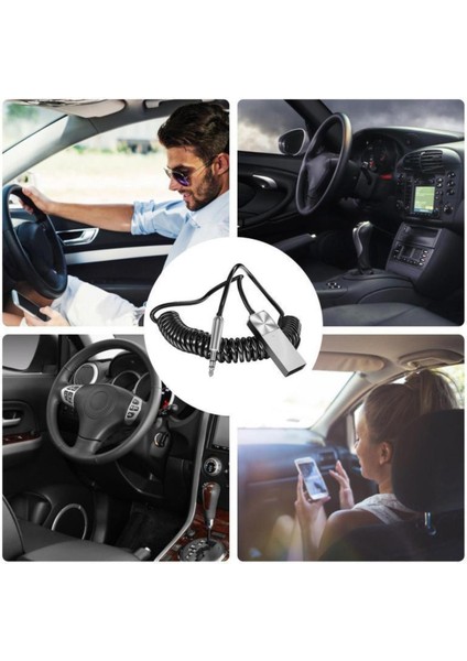 Bluetooth 5.1 USB Aux Receiver Wireless Araç Kiti Kablosuz Hd Müzik Dinleme Fm Transmitter indirimleri