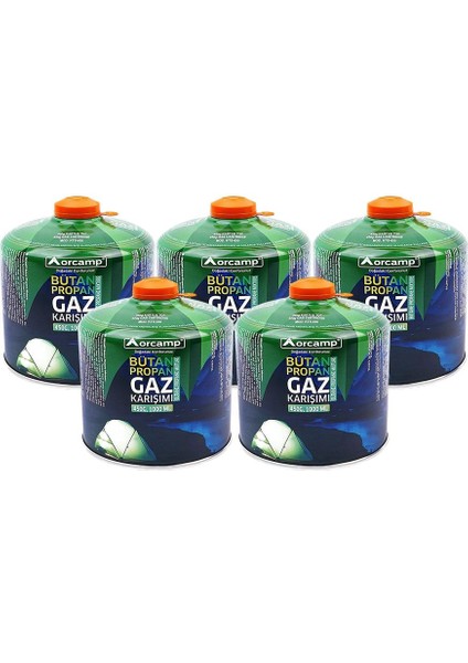 450 Gram Gaz Kartuşu 5 Adet KTS-450 ORC-083-A2
