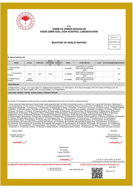 Yeni hasat, Soğuk Sıkım, 0,3 Asit, 370 Polifenol, Pestisit İçermeyen, Naturel Sızma Zeytinyağı