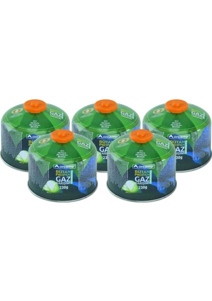 230 Gram Gaz Kartuşu 5 Adet KTS-230 ORC-082-A2