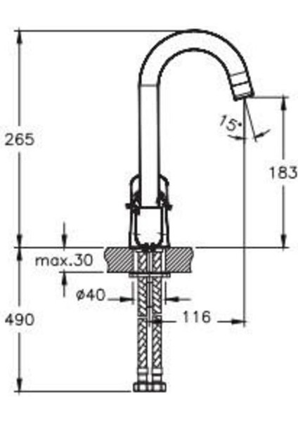 Nora S Lavabo Bataryası (Döner Borulu) - A42876 modelleri