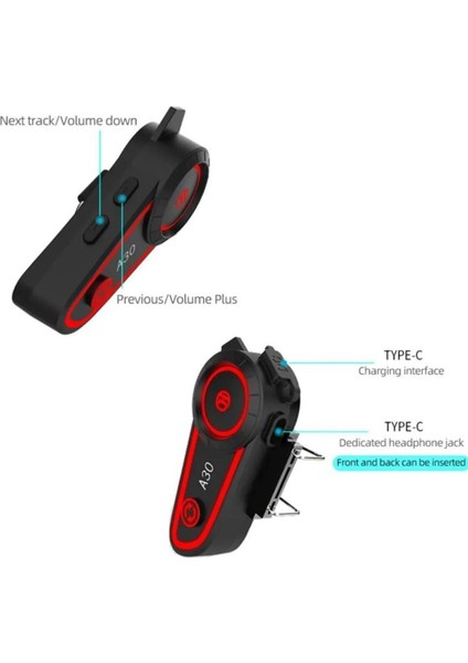 A3 Motosiklet Intercom Seti Kask Kulaklığı Premium Model fırsatları