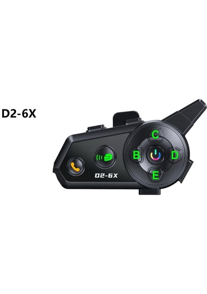 6 Kişilik Motosiklet Kask Bluetooth Intercom Seti Su Geçirmez 1000M Mesafeli Müzik Paylaşımlı indirimleri