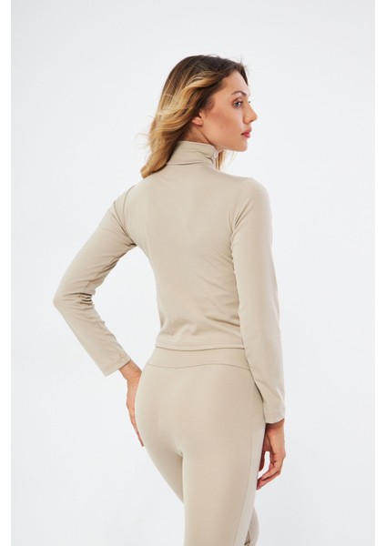 Soft Touch Balıkçı Yaka Bluz Bej fiyatları