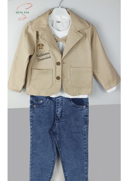 Çeketli, T-Shirt, Pantolon En Şık Erkek Çocuk 3'lü Takımlar, Okula, Davete fiyatları