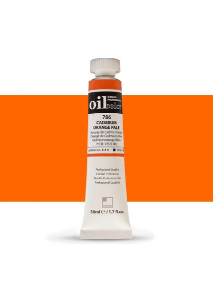 Yağlı Boya Profesyonel Cadmium Orange (786) 50ML Tüp (Seri C)