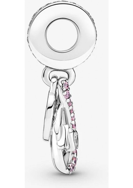 Anne ve Sonsuzluk İşareti Çift Sallantılı Gümüş Charm - NUR-CM00215 fiyatları