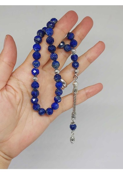 Lapis Taşı Üst Segment Faset Kesim 33LÜK Tesbih 8mm (54330) indirimleri