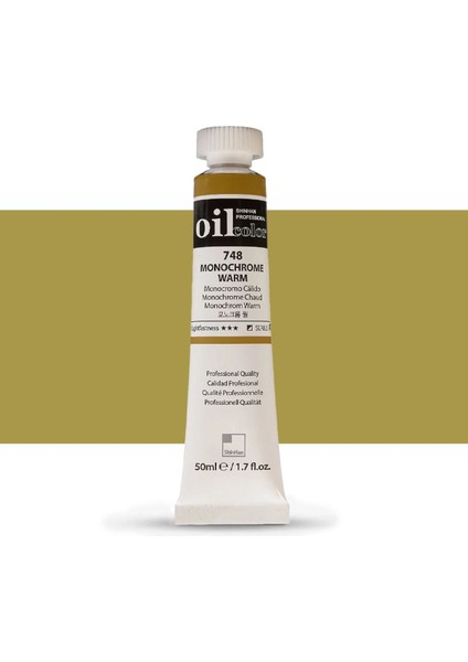 Yağlı Boya Profesyonel Monochrome Warm (748) 50ML Tüp (Seri A)