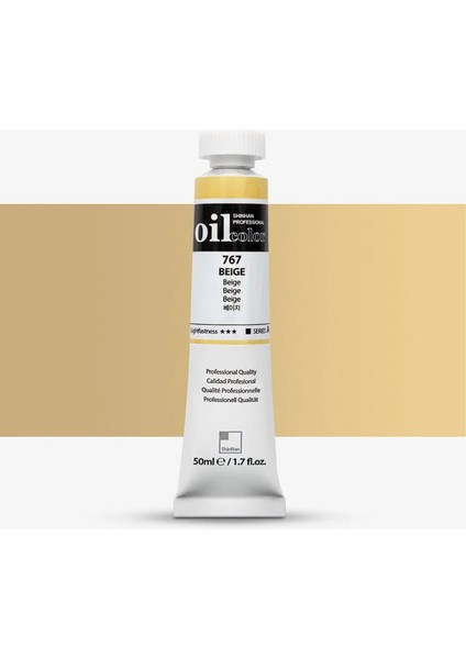 Yağlı Boya Profesyonel Beige (767) 50ML Tüp (Seri A)