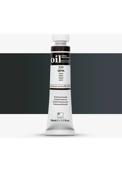 Yağlı Boya Profesyonel Sepia (777) 50ML Tüp (Seri B)