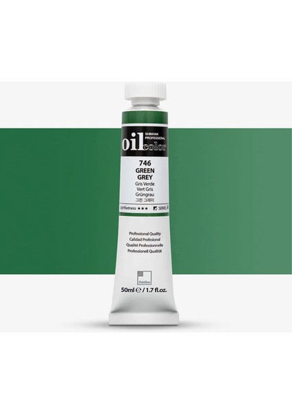 Yağlı Boya Profesyonel Green Grey (746) 50ML Tüp (Seri A)